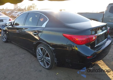 2015 Infiniti Q50 Sport z USA, uszkodzony, nr VIN JN1BV7AP2FM334999